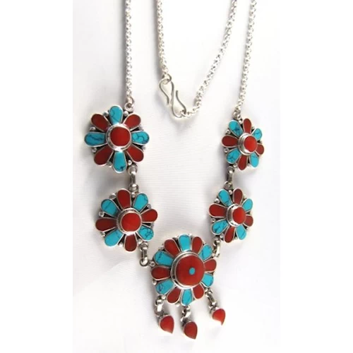 NPC-003 Flower desing Necklace - Click Image to Close